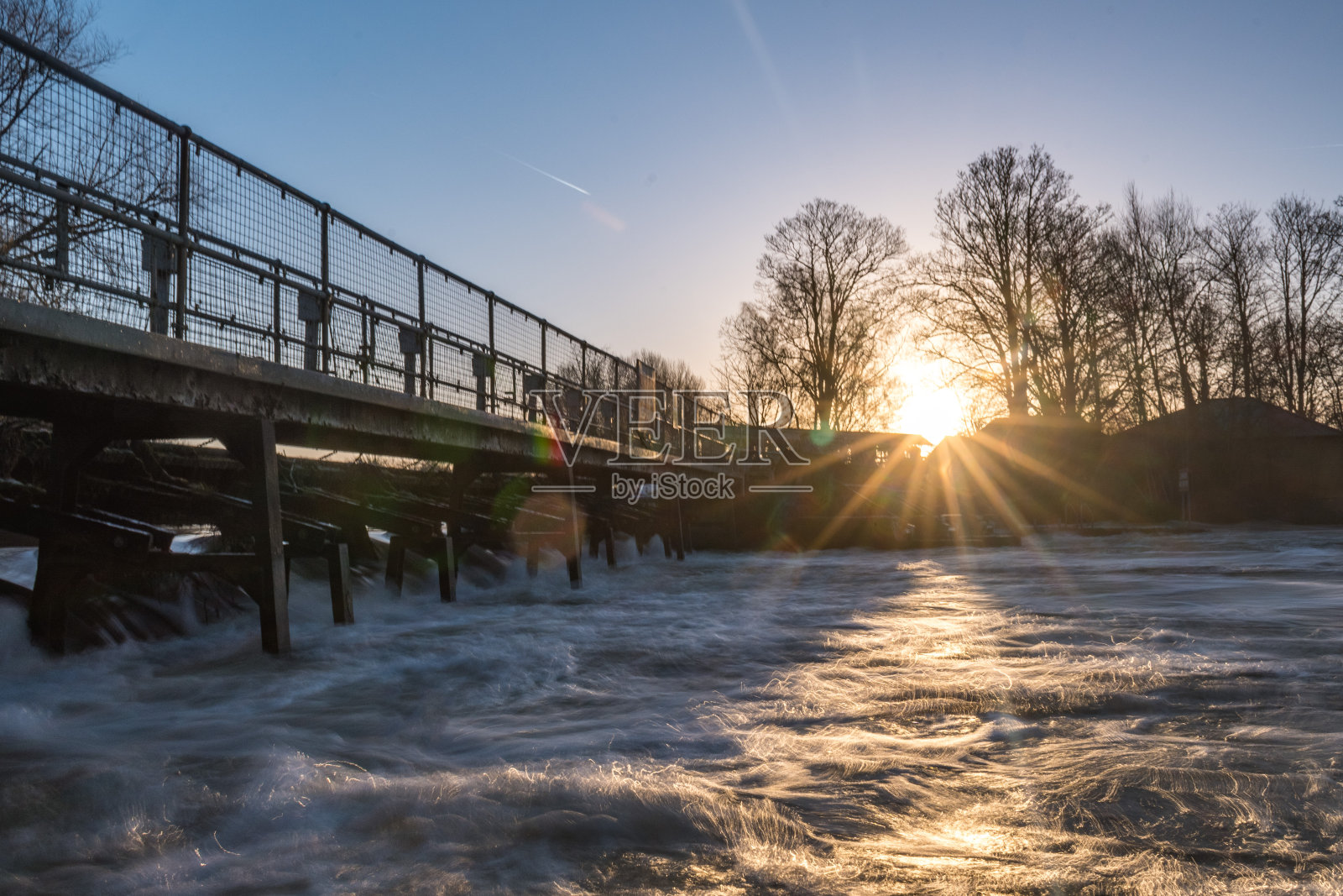 阿宾顿的日出照片摄影图片