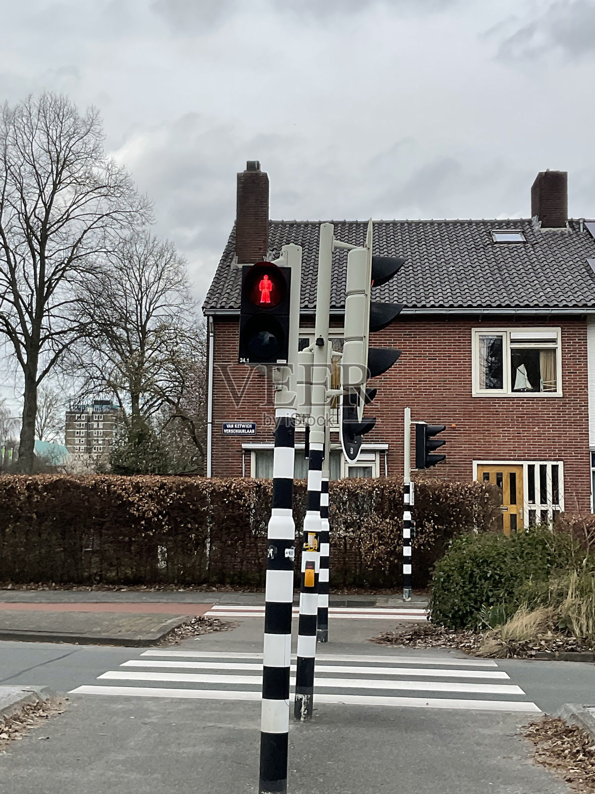 红色灯杆照片摄影图片