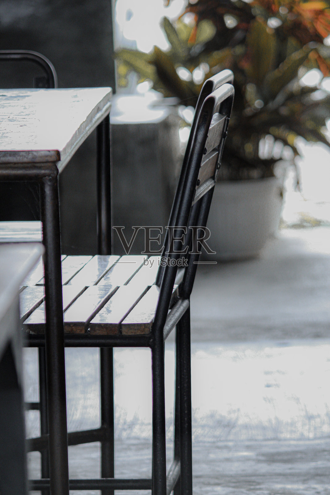 空椅子照片摄影图片