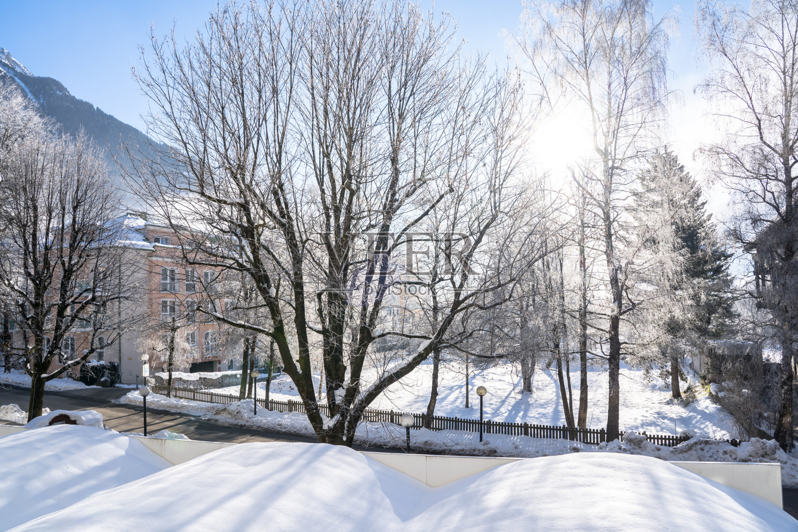 雪山景观照片摄影图片