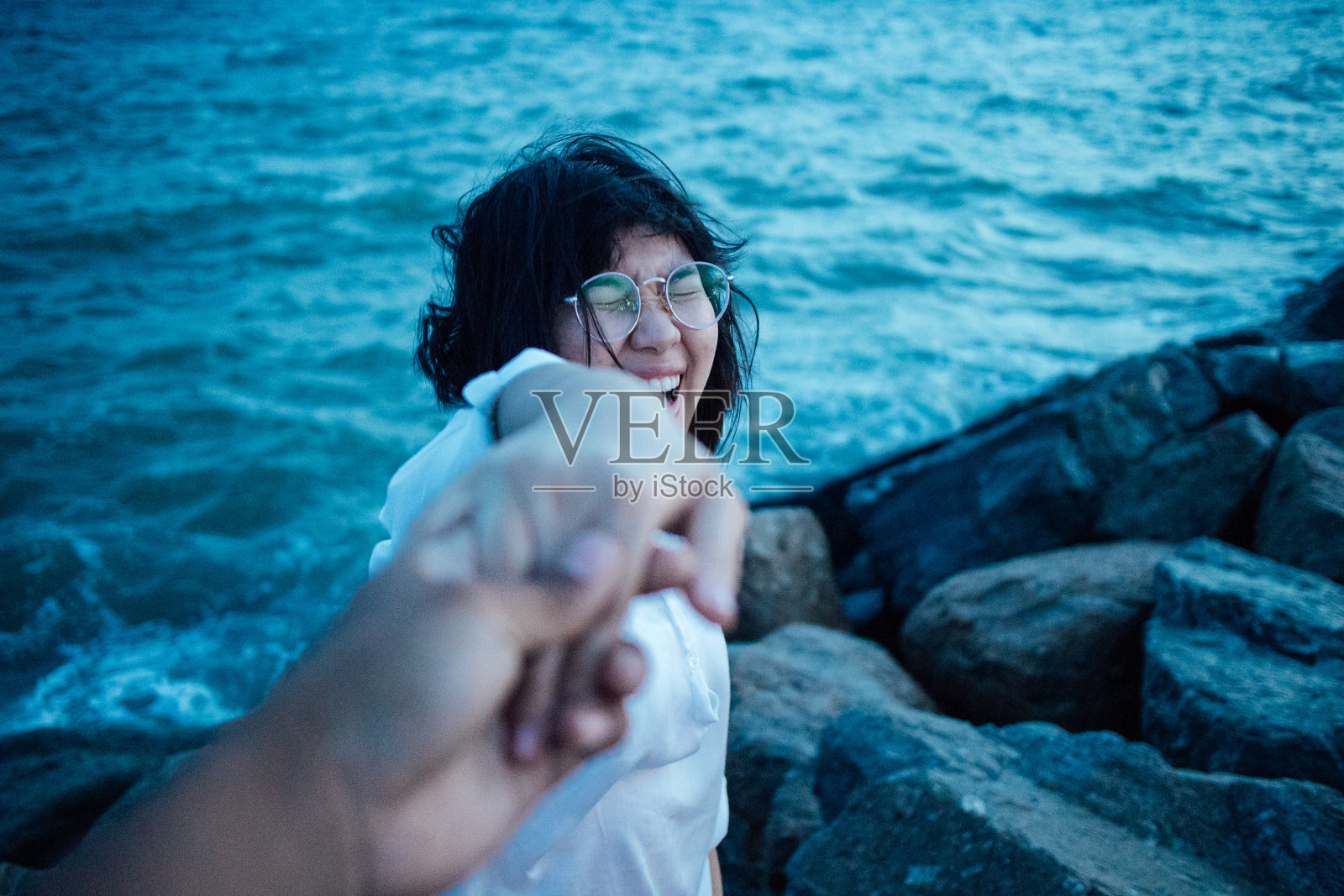 泰国海上女友照片摄影图片