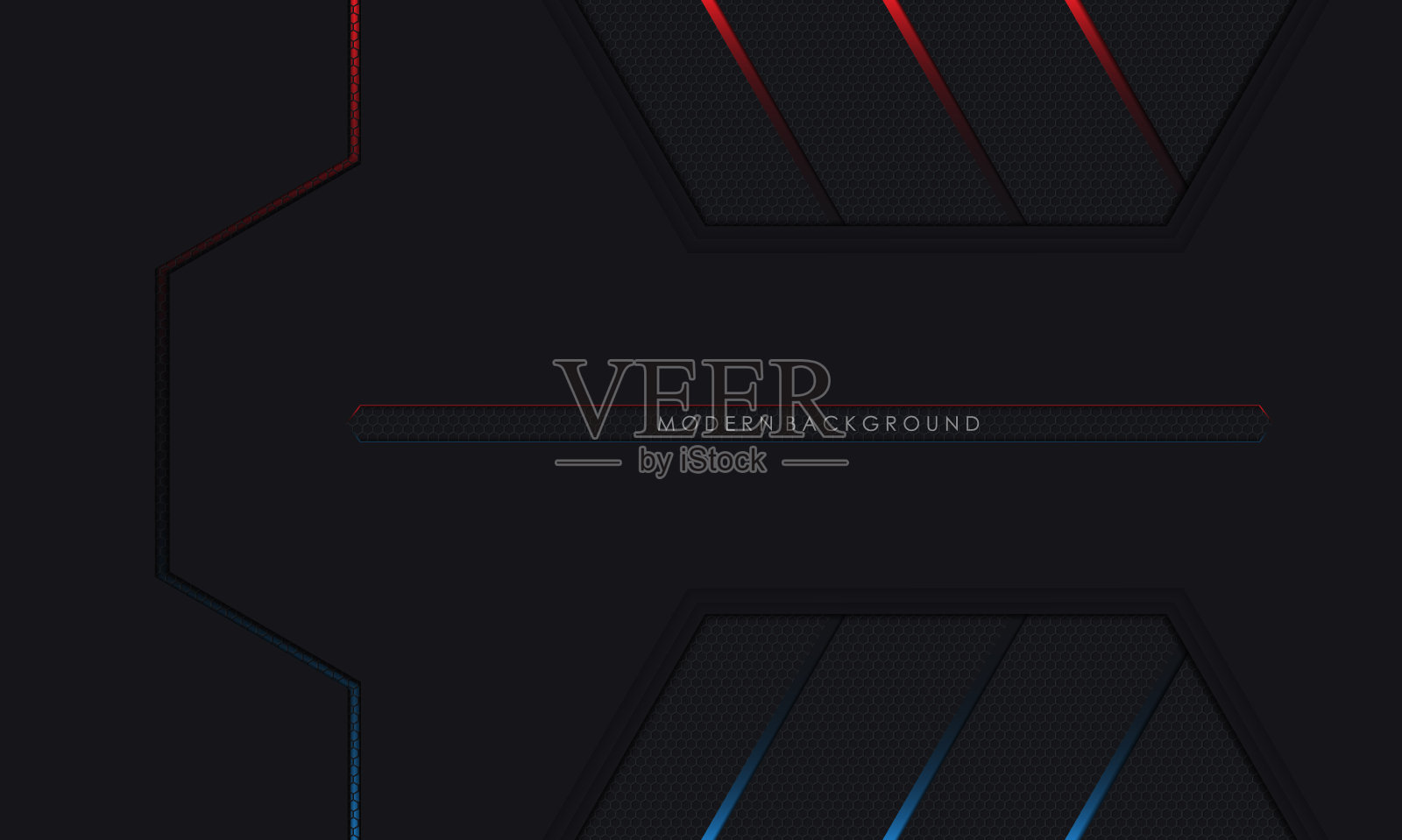 黑色dop现代背景与浅蓝色和红色插画图片素材