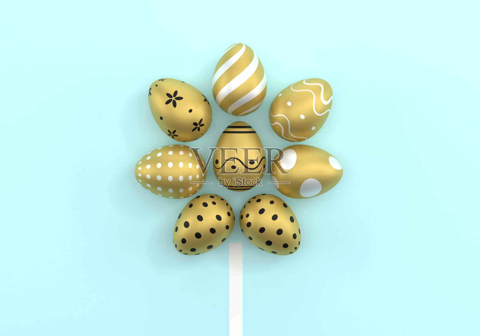 复活节彩蛋模板照片摄影图片