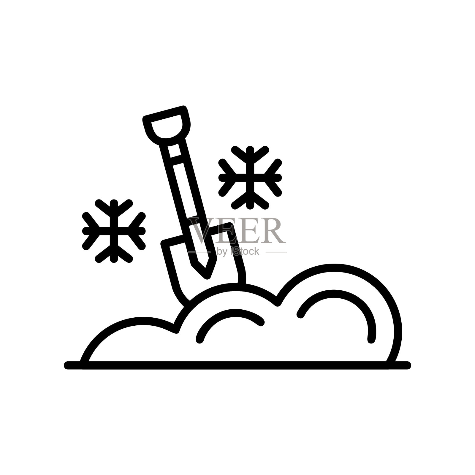 铲图标插画图片素材