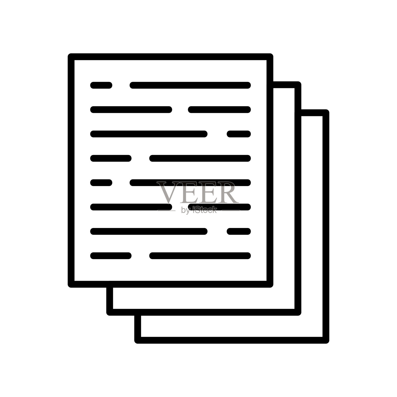 纸的图标图标素材