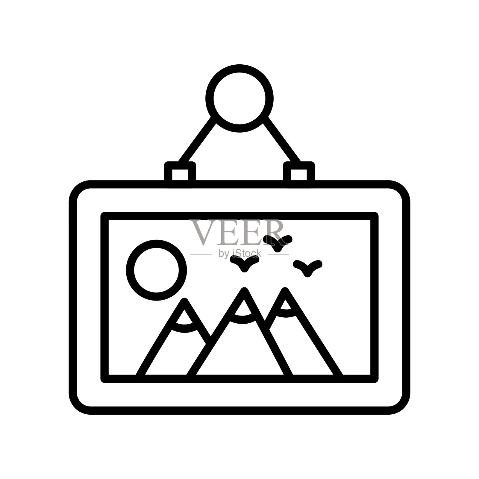 框架图标插画图片素材