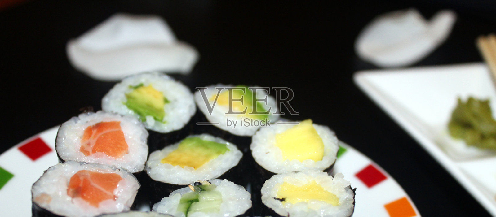 寿司可以在餐厅带走照片摄影图片