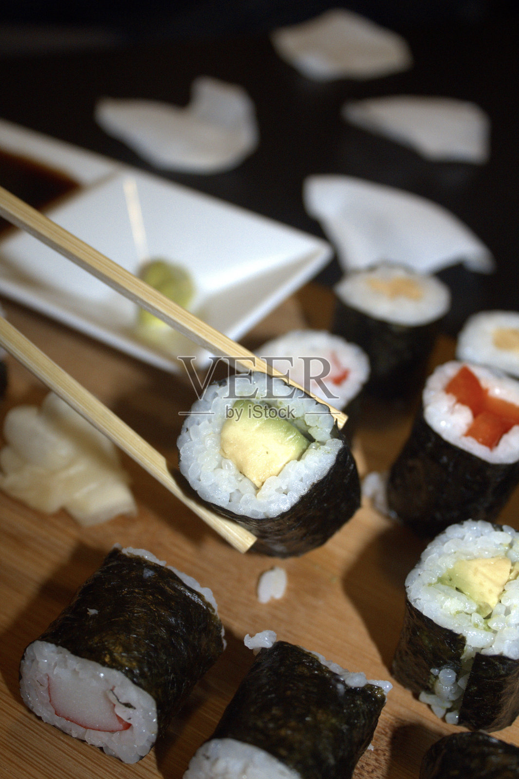 寿司可以在餐厅带走照片摄影图片