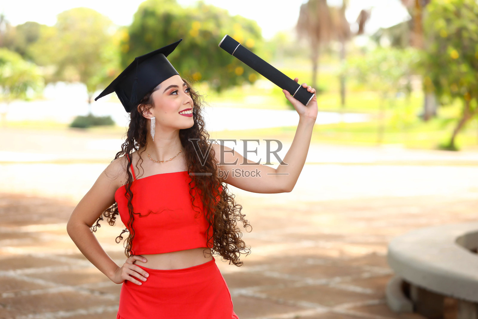 毕业的女人照片摄影图片