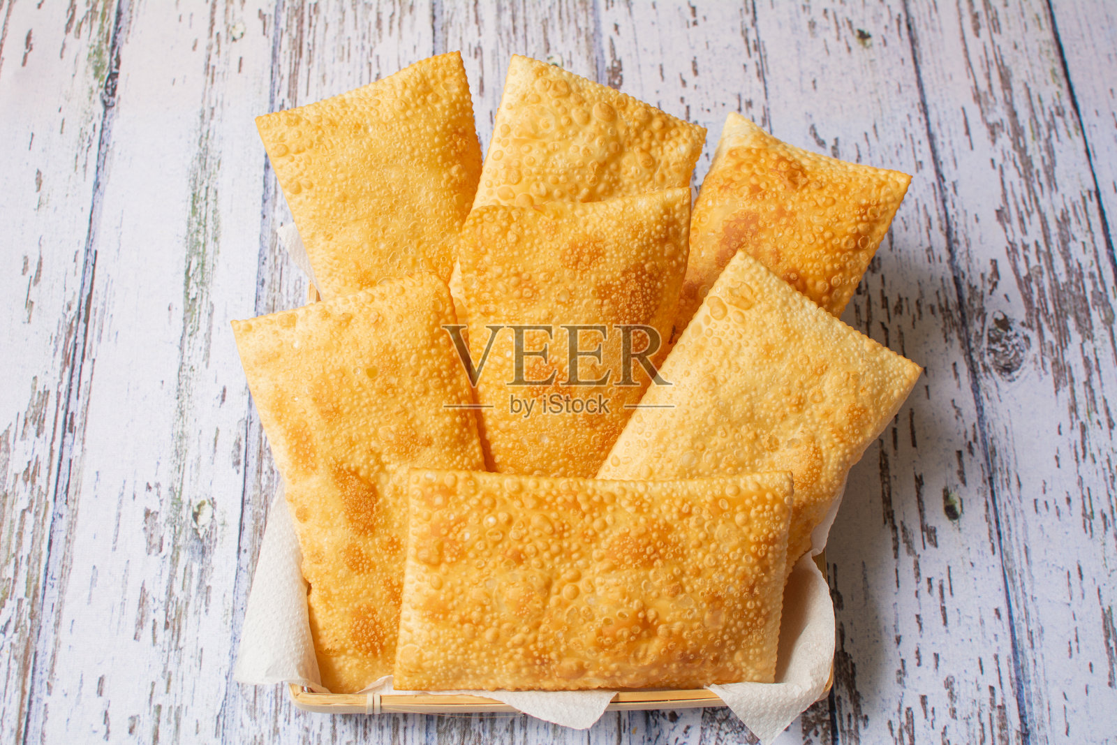 巴西街头食品：油炸馅饼照片摄影图片