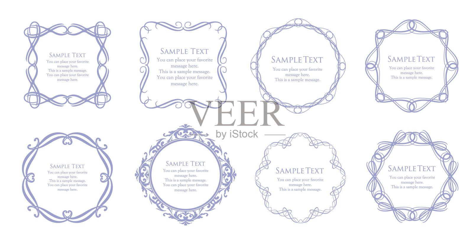 优雅的婚礼卡片材料收集灵感来自夏天插画图片素材