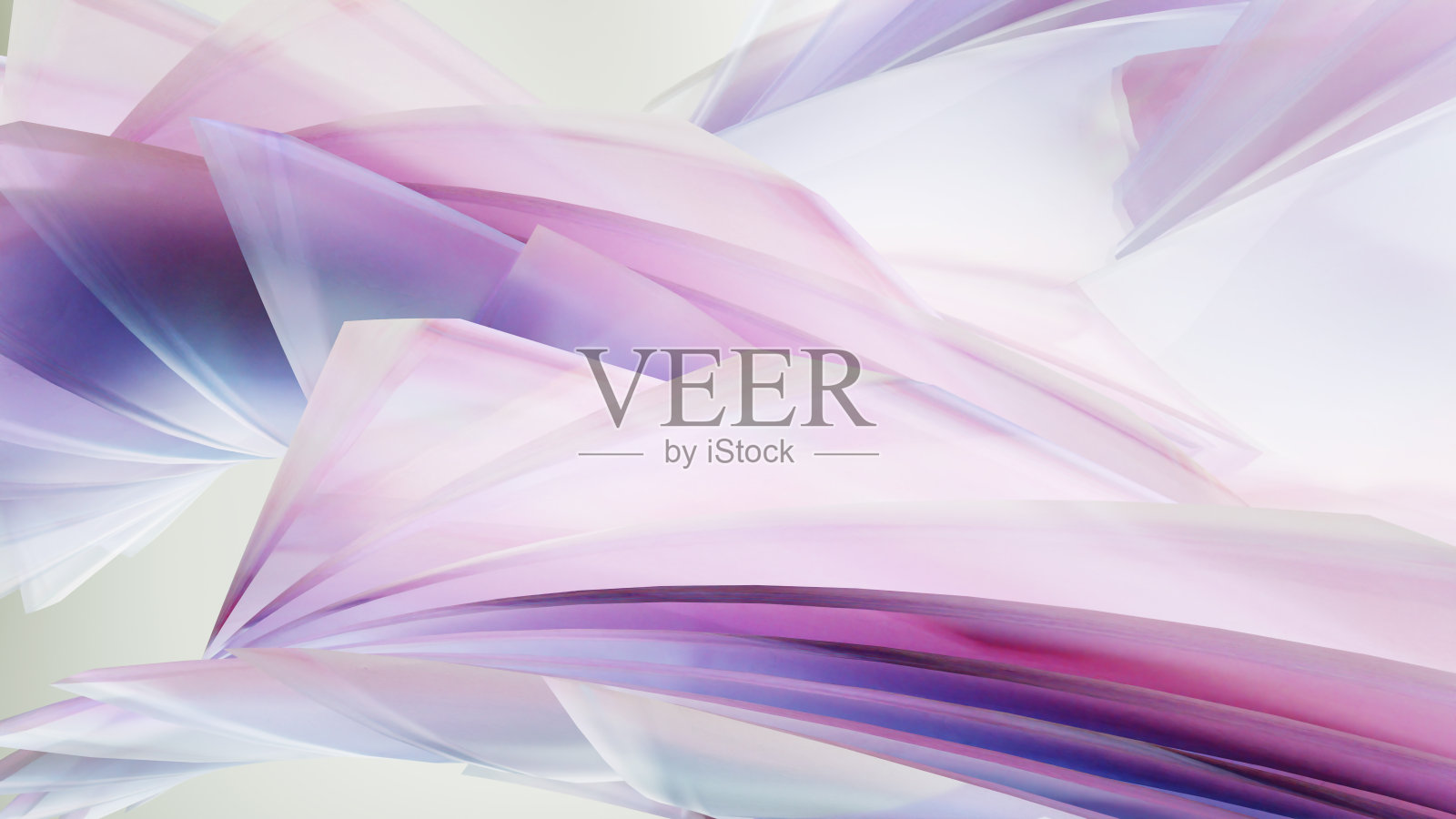 豪华光滑多彩的抽象背景，丝绸般的纺织品，动态效果，颜色梯度，时尚分层壁纸，落布，折叠纺织品皱褶，波浪窗帘，全息，3d渲染照片摄影图片