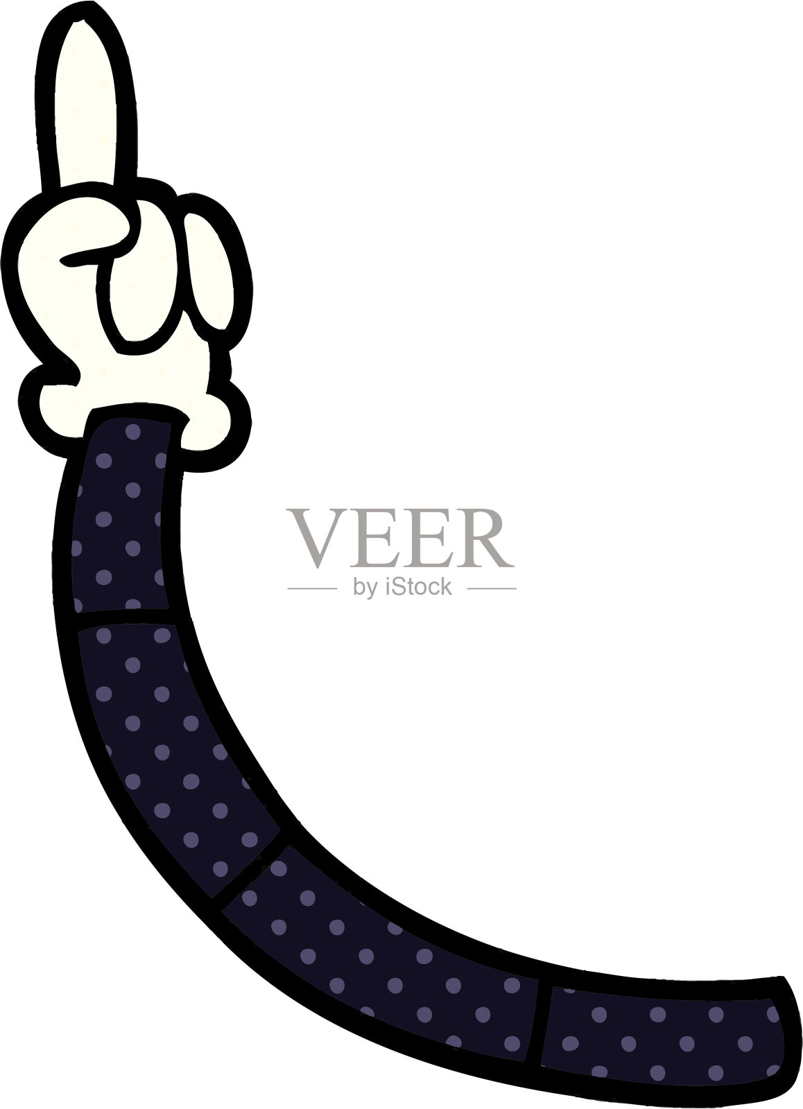 卡通涂鸦复古手势设计元素图片