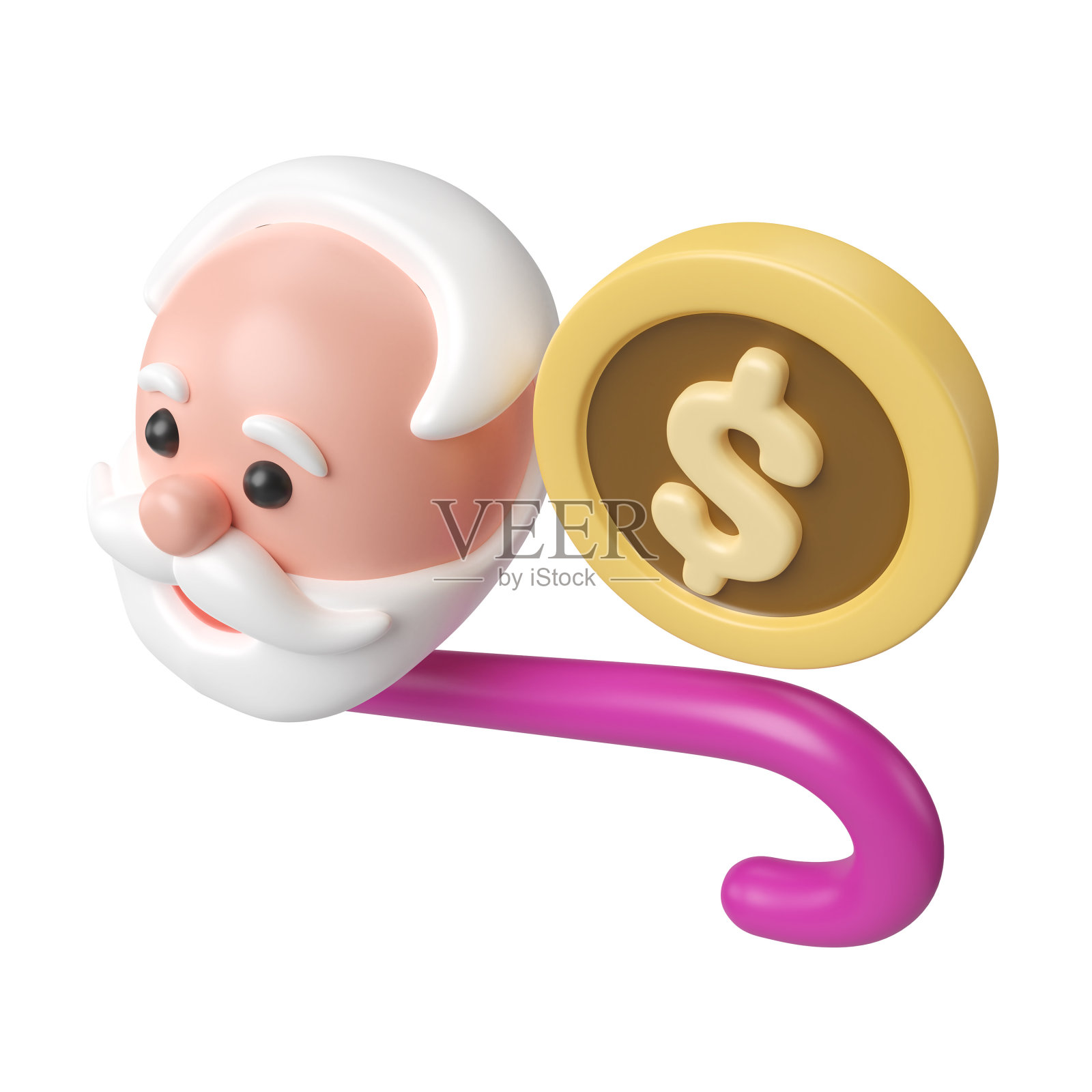 养老基金3D插图图标照片摄影图片