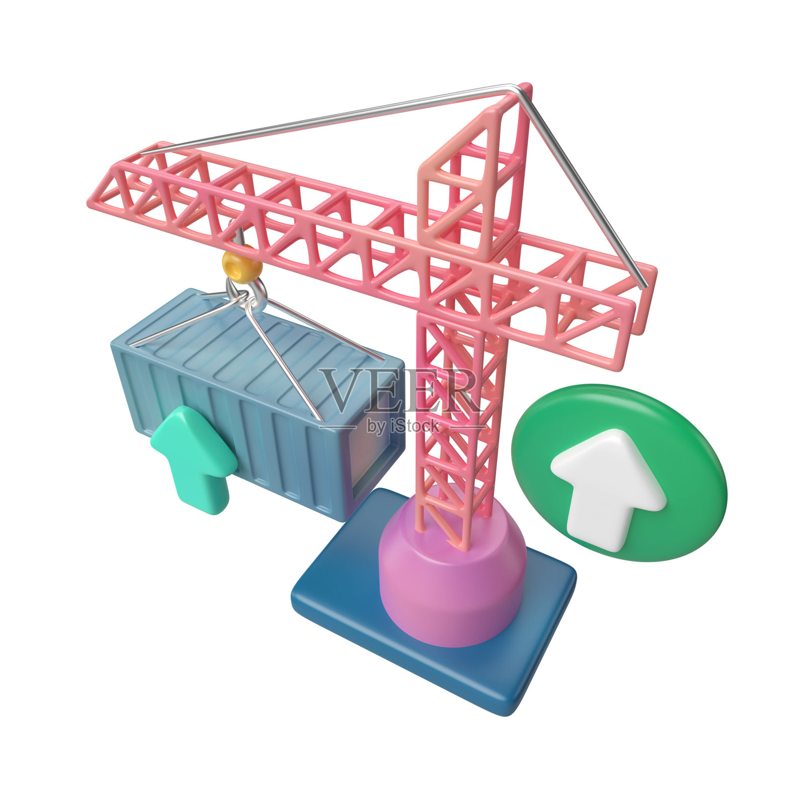 导出3D插图图标照片摄影图片