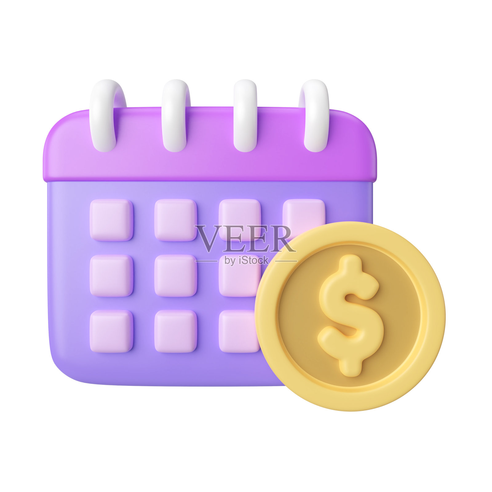 分期3D插图图标照片摄影图片