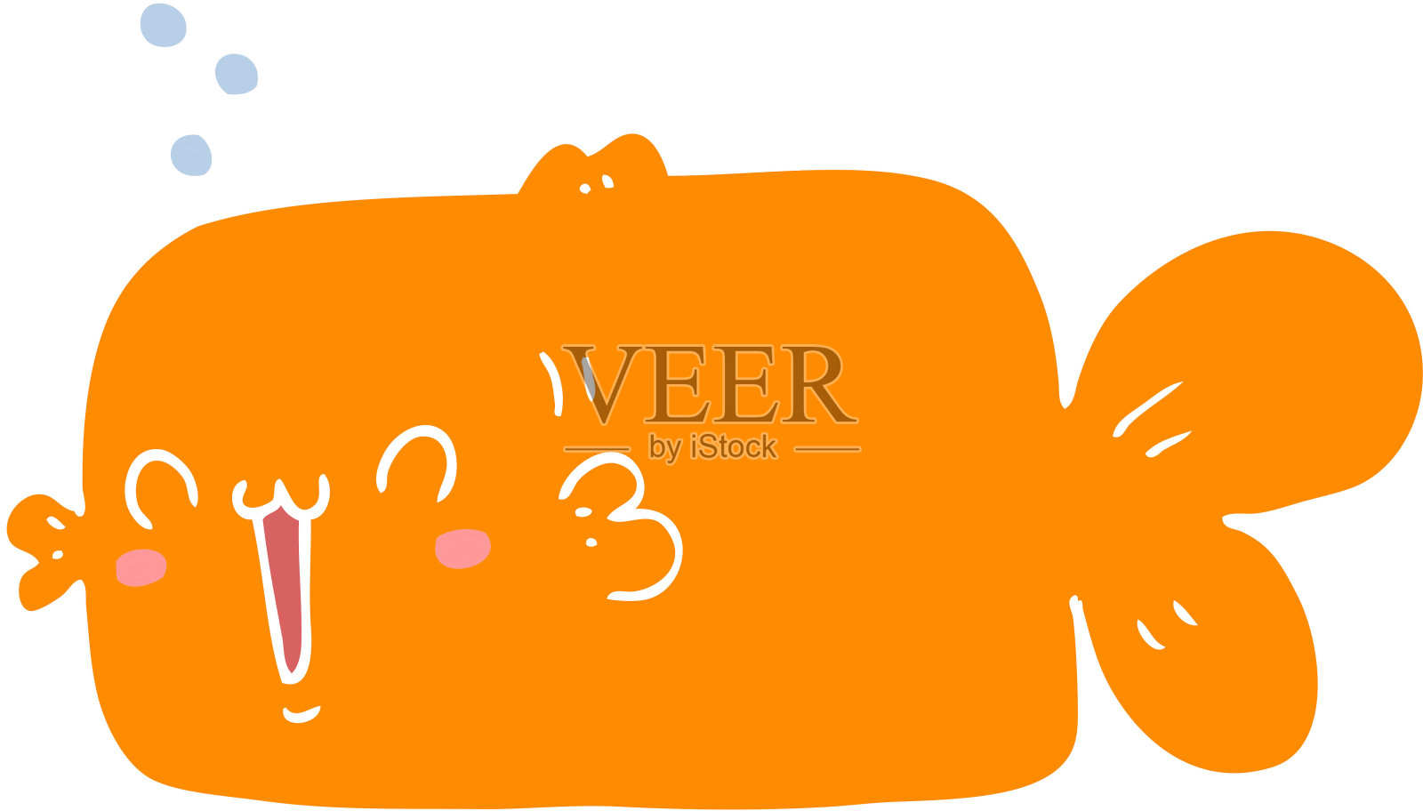 平面色彩风格卡通鱼设计元素图片