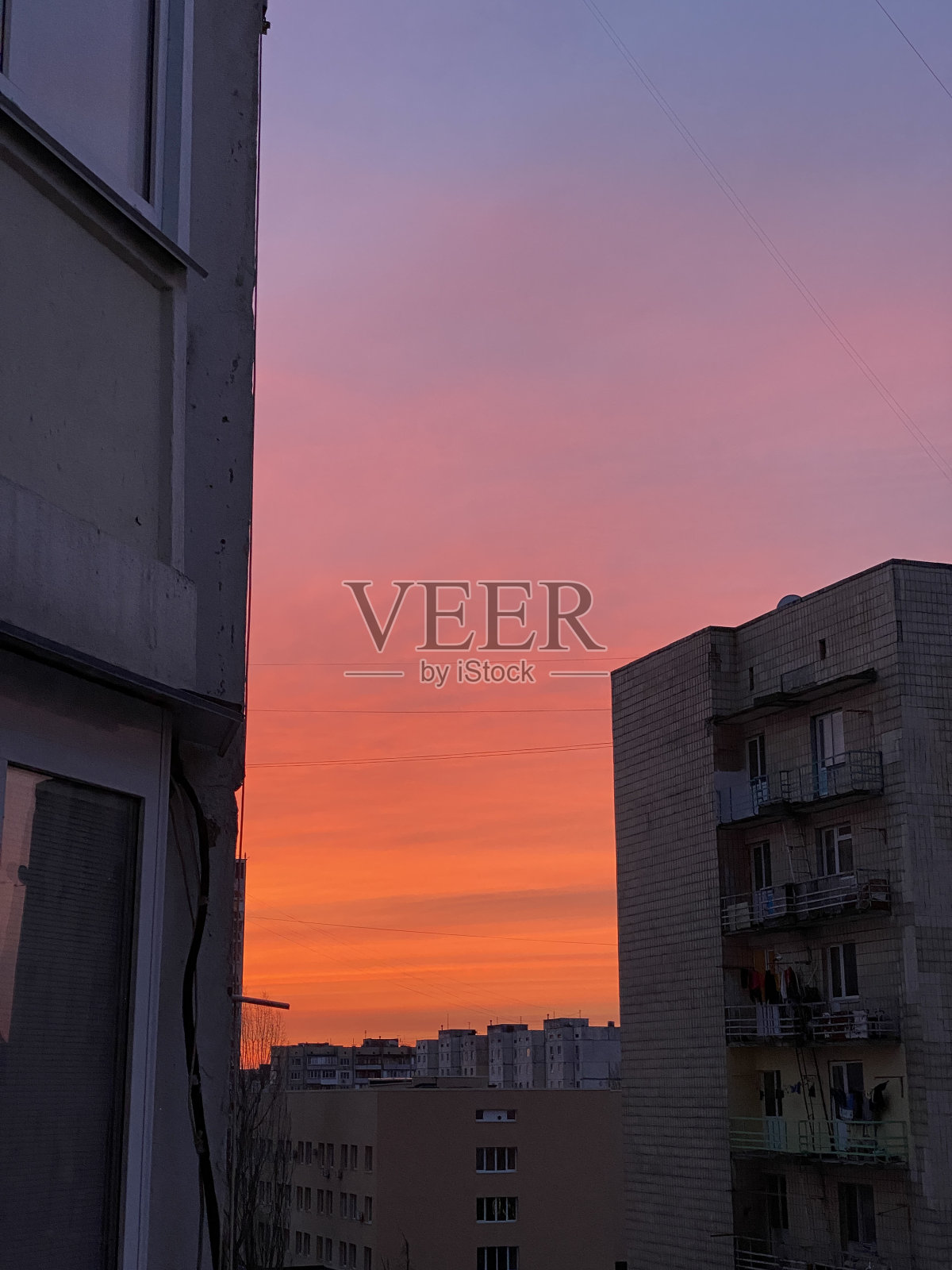 日落天空的颜色照片摄影图片