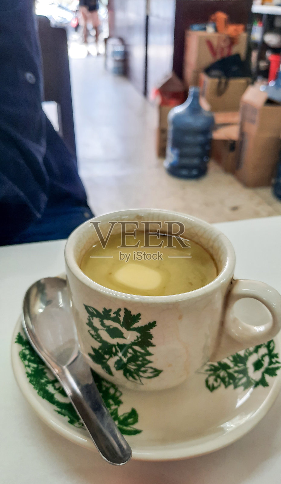 奶油咖啡照片摄影图片