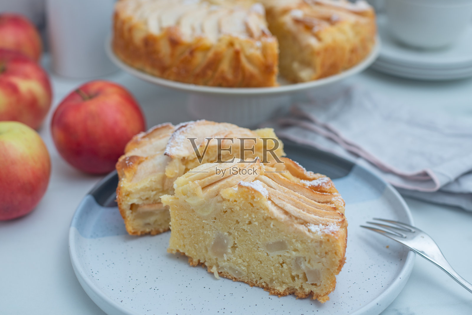 苹果派照片摄影图片