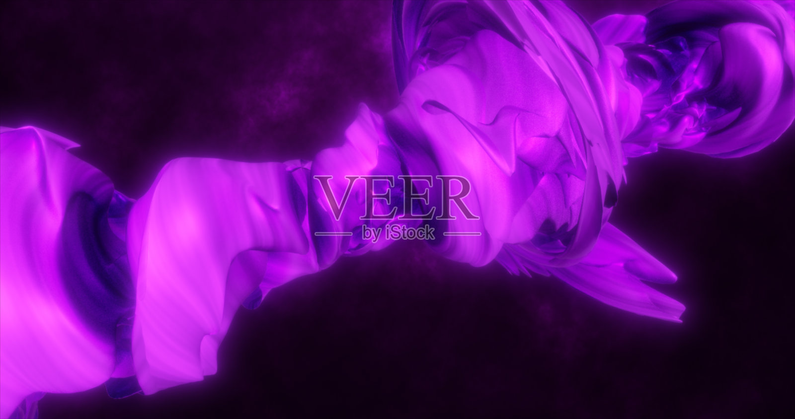 摘要紫色线旋转流体发光能量科学未来高科技背景照片摄影图片