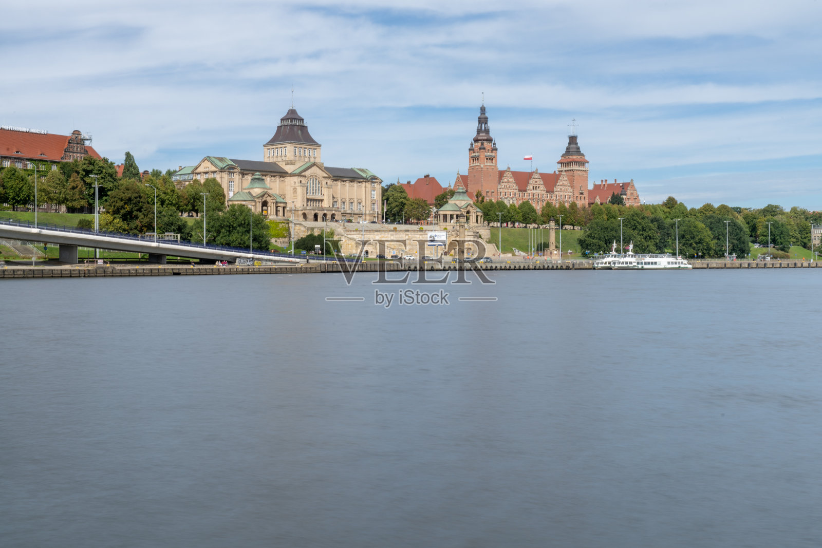 什切青市的铬堤照片摄影图片