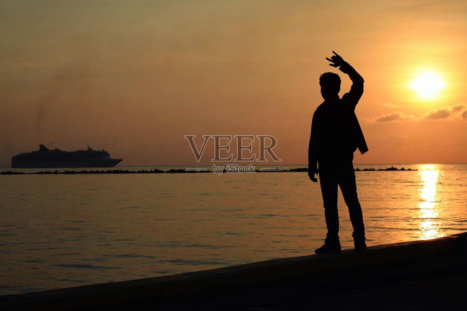 日落照片摄影图片