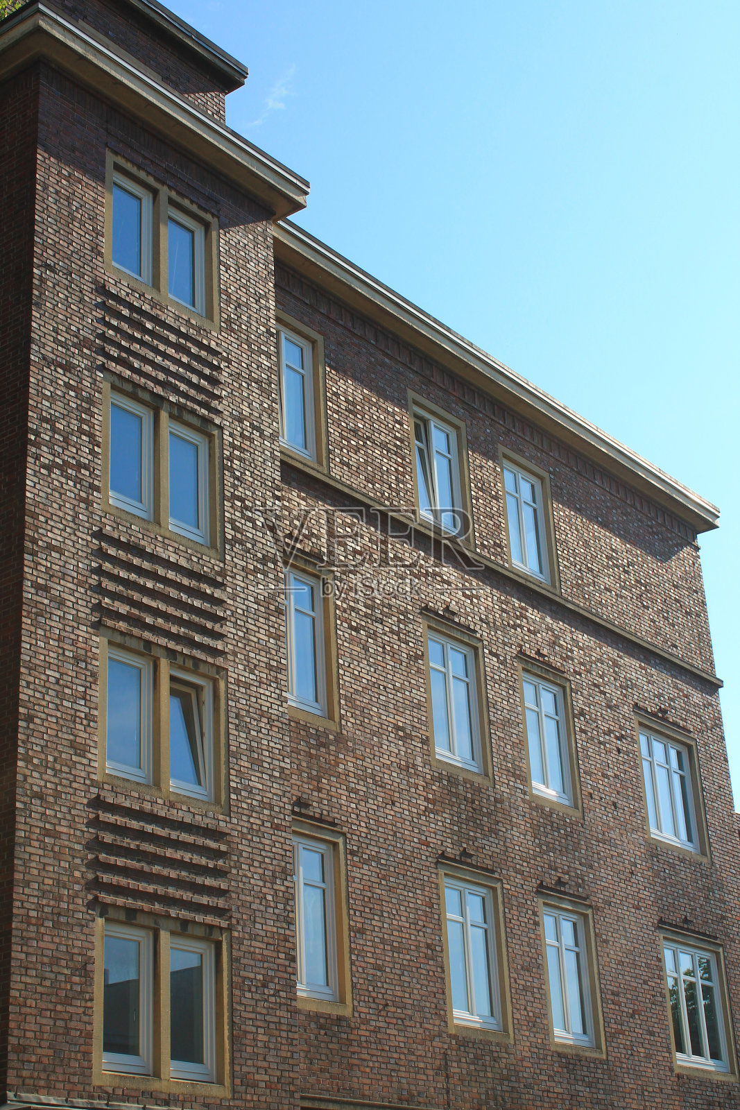 德国不来梅市的老联排别墅照片摄影图片