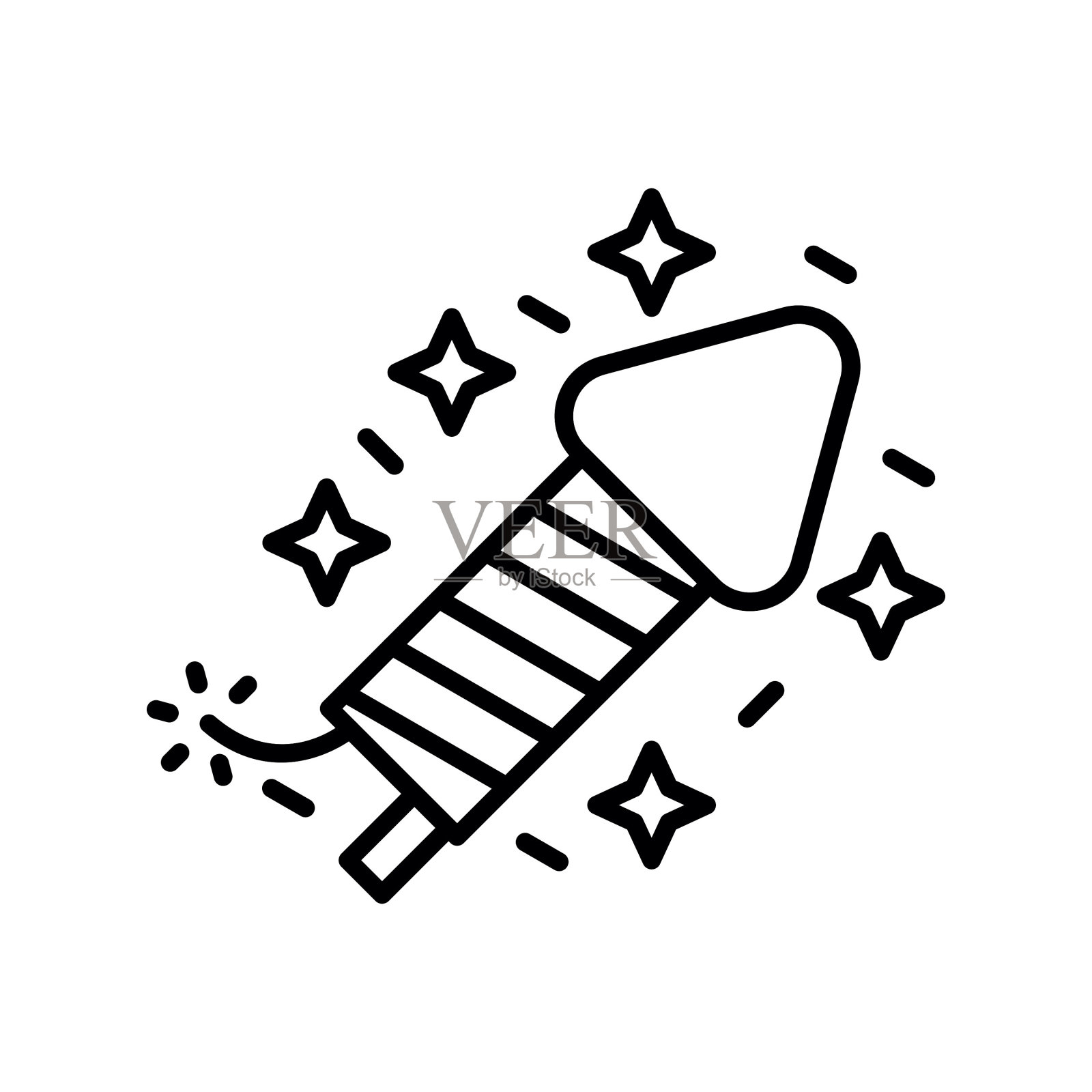 烟花图标插画图片素材