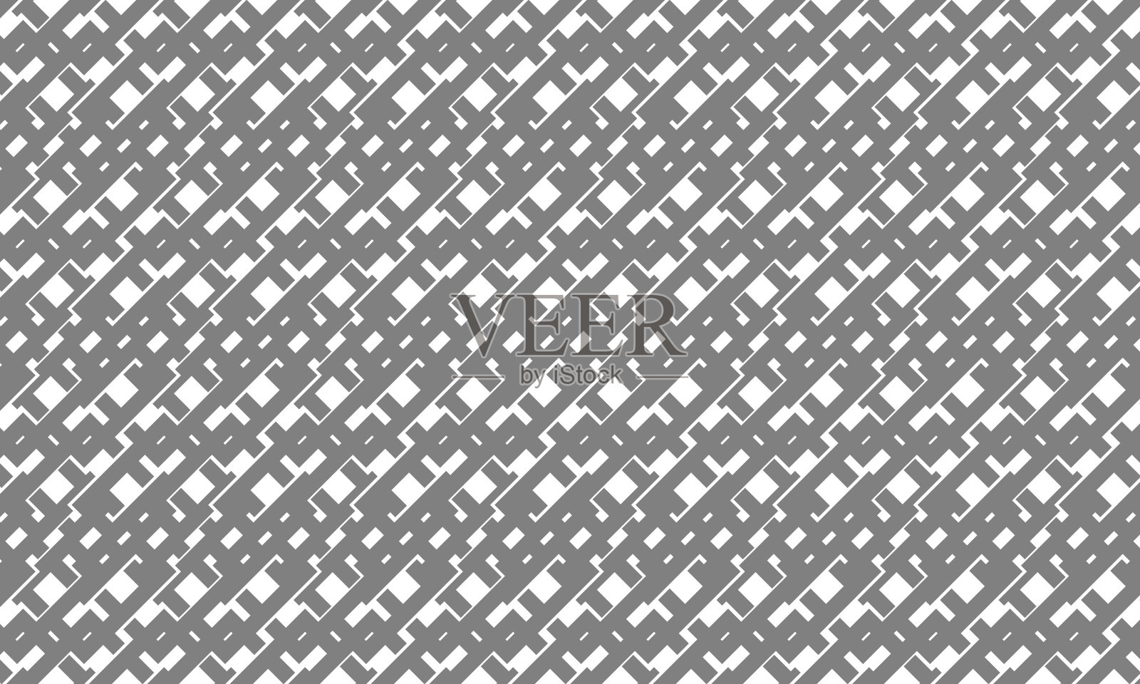 白色背景与无缝模式。插画图片素材