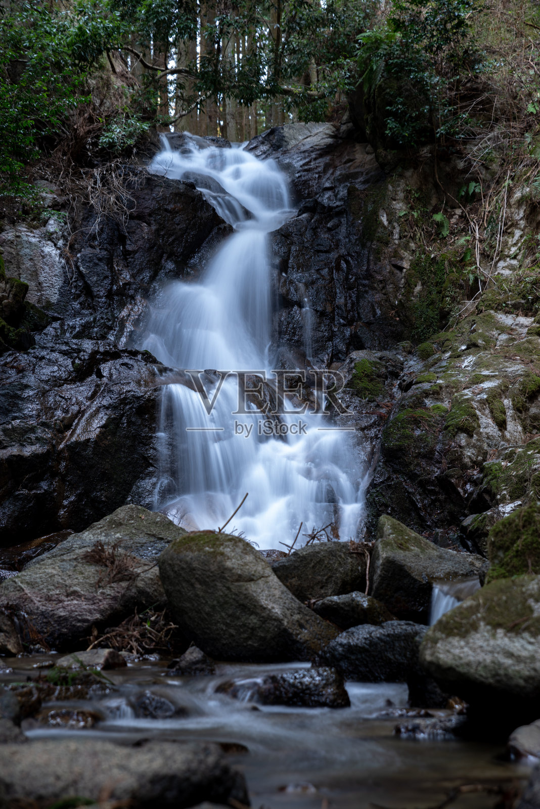 瀑布景观照片摄影图片