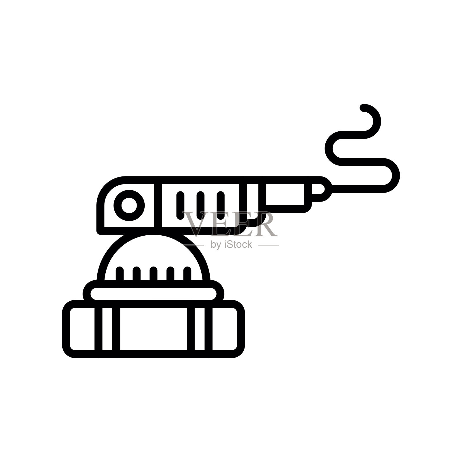 抛光机图标插画图片素材