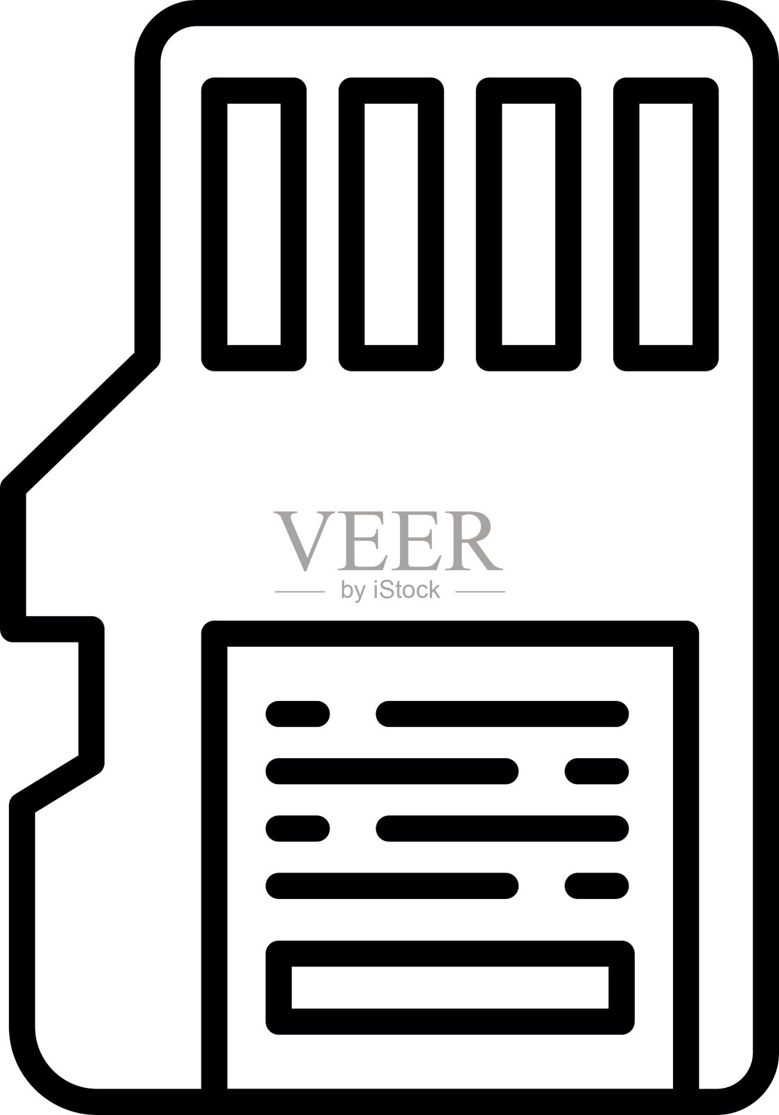 Sd卡图标插画图片素材