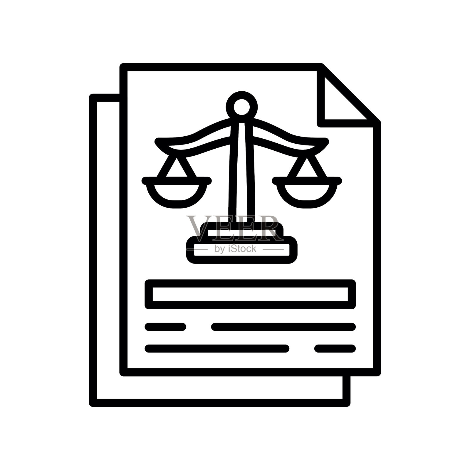 正义的图标插画图片素材