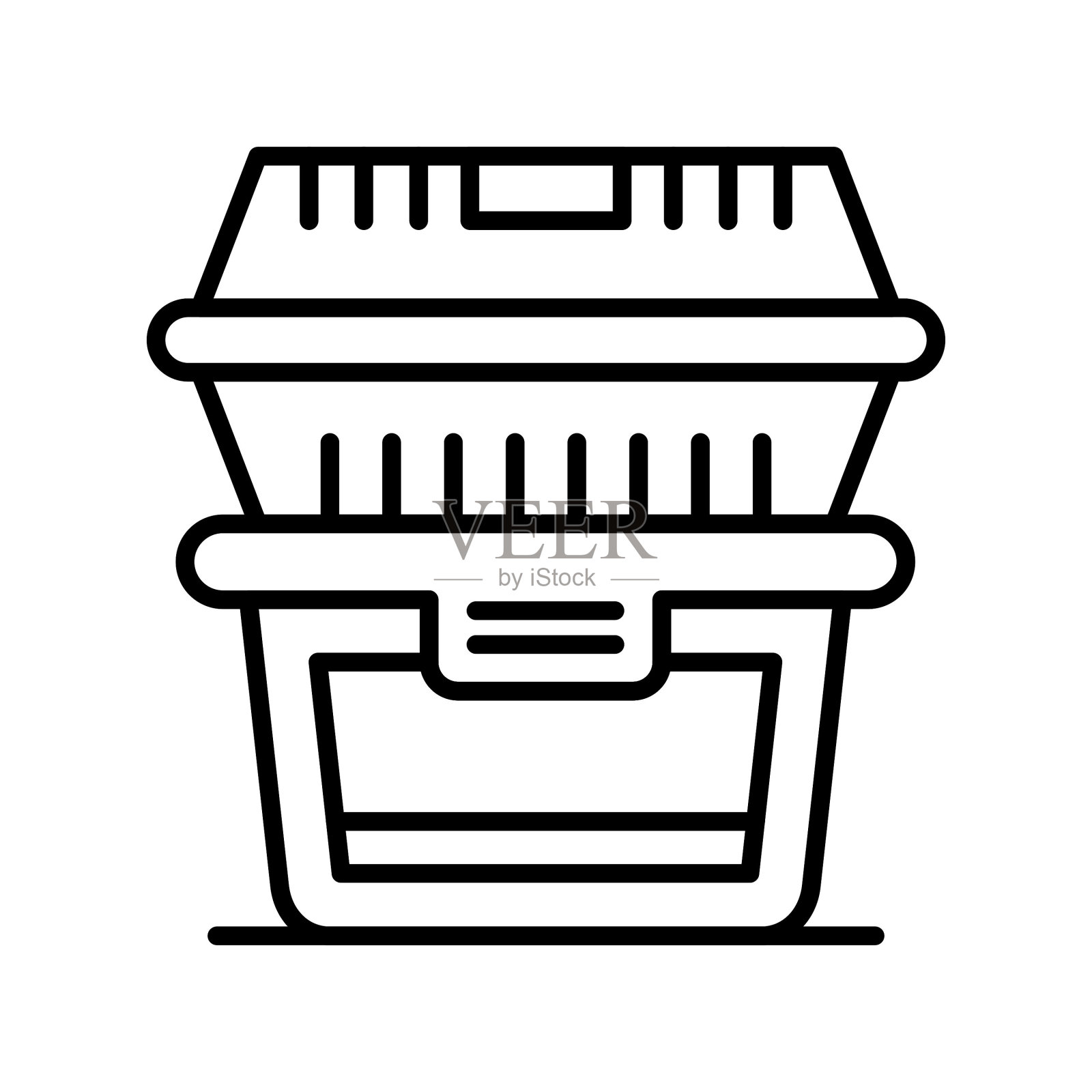 食品容器图标插画图片素材