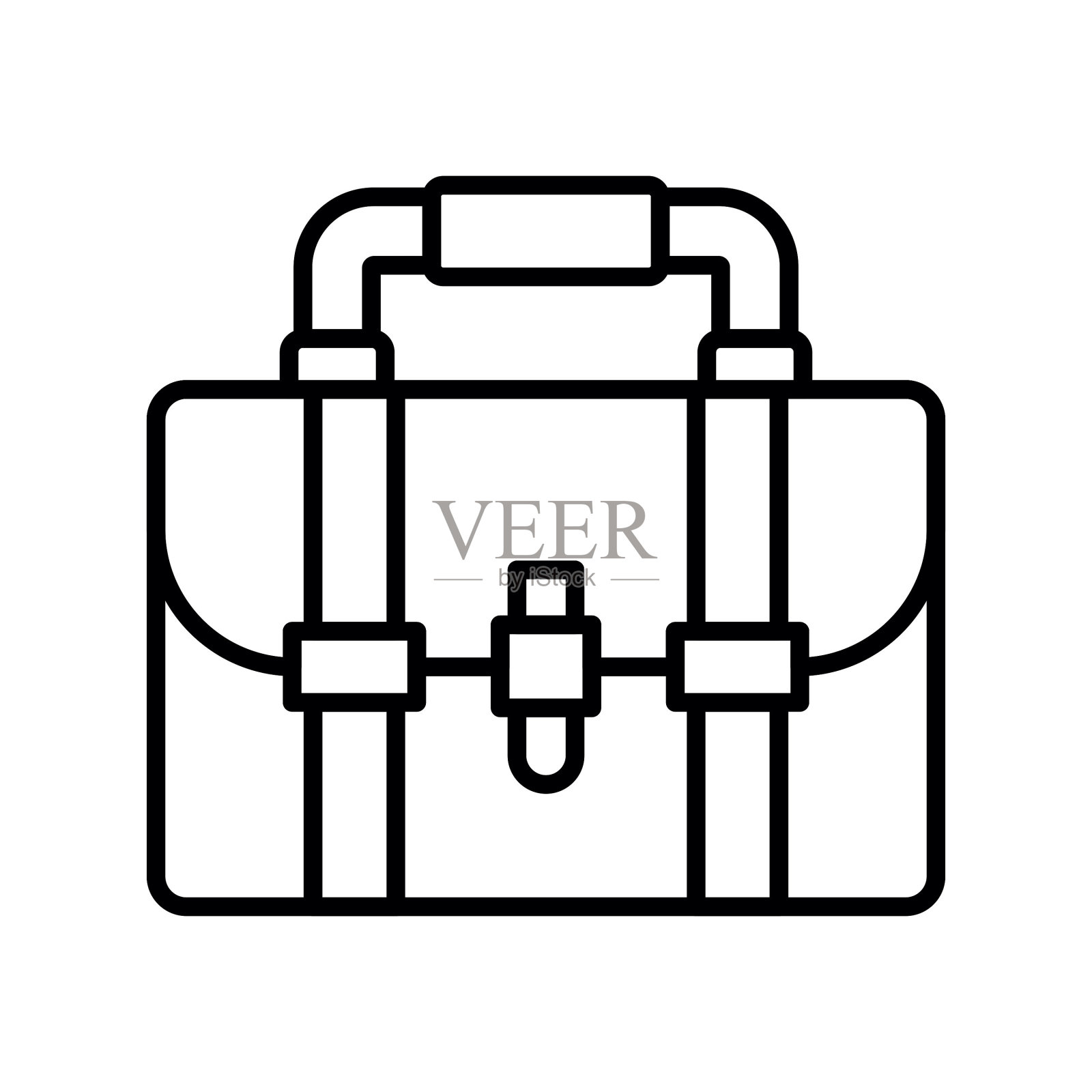 公文包图标插画图片素材
