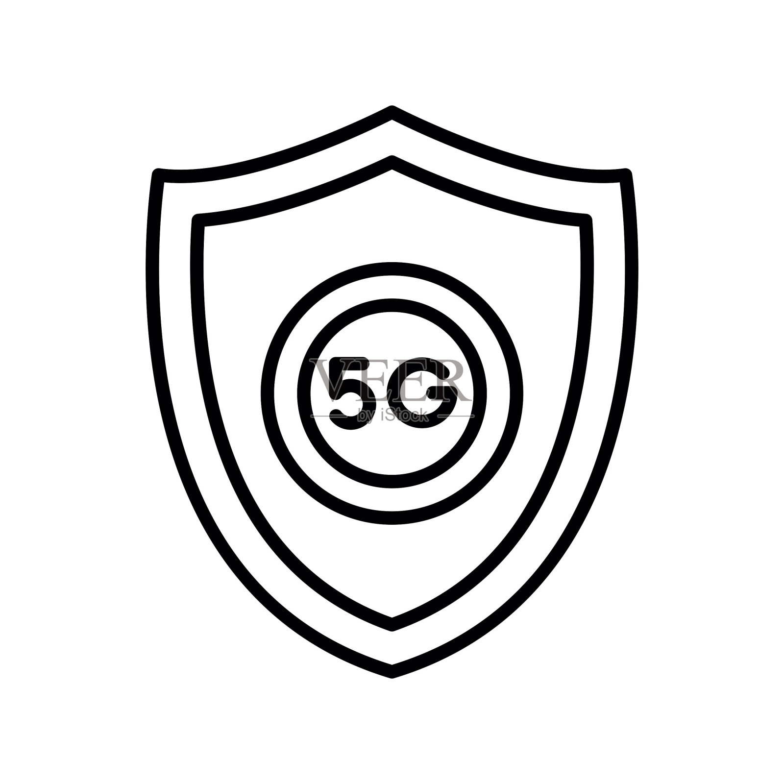 盾牌图标插画图片素材