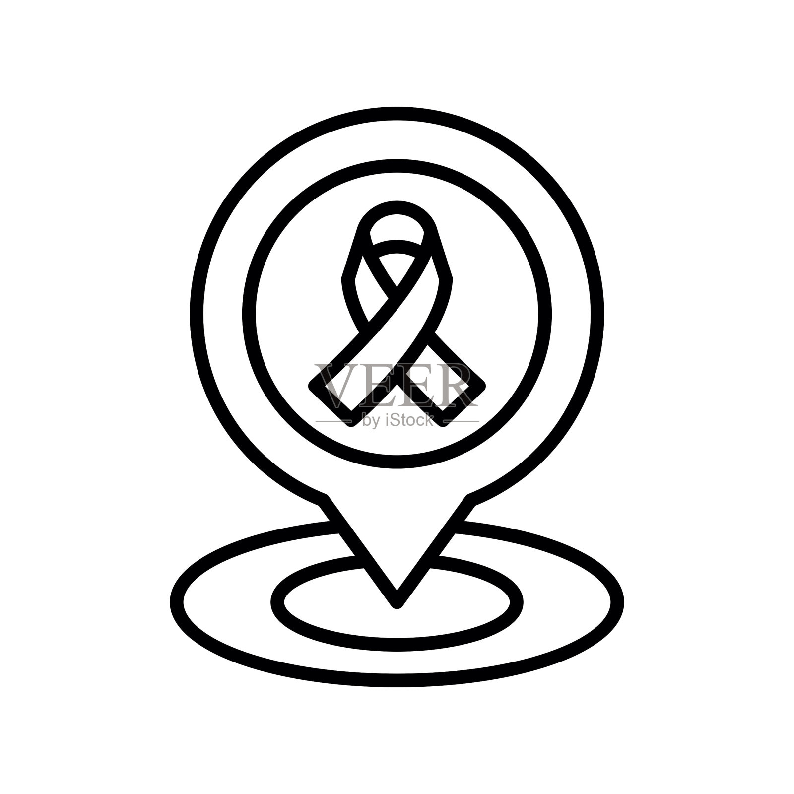 地图位置图标插画图片素材