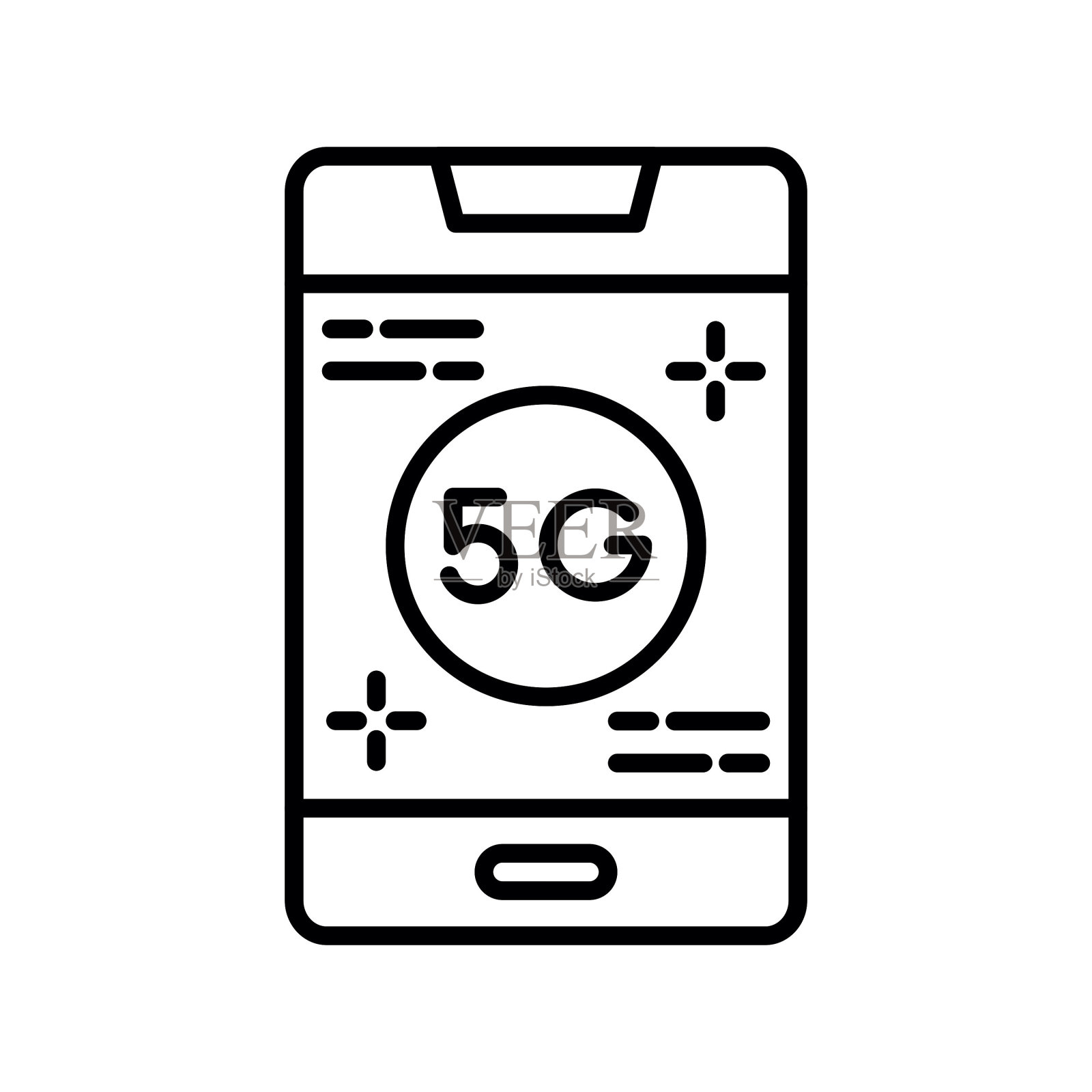 智能手机图标插画图片素材