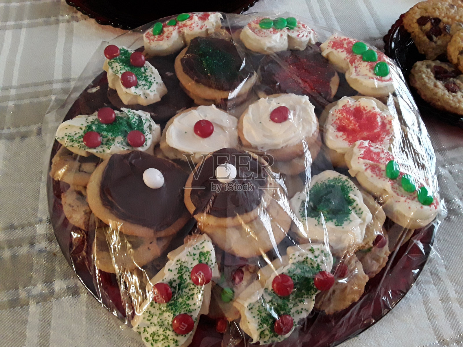 圣诞饼干照片摄影图片