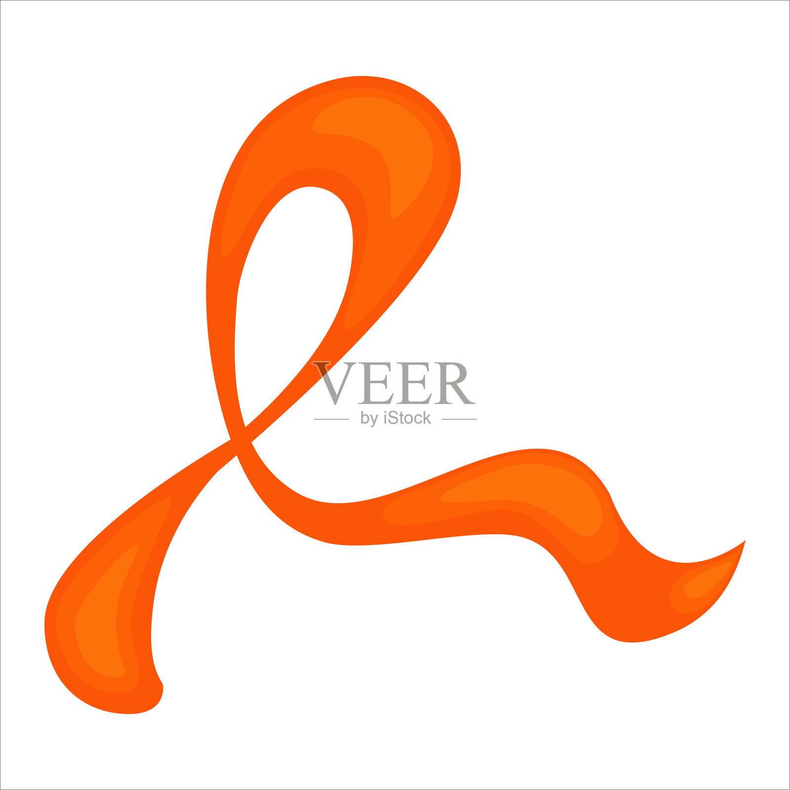 白血病和多发性硬化症意识橙色丝带插画图片素材