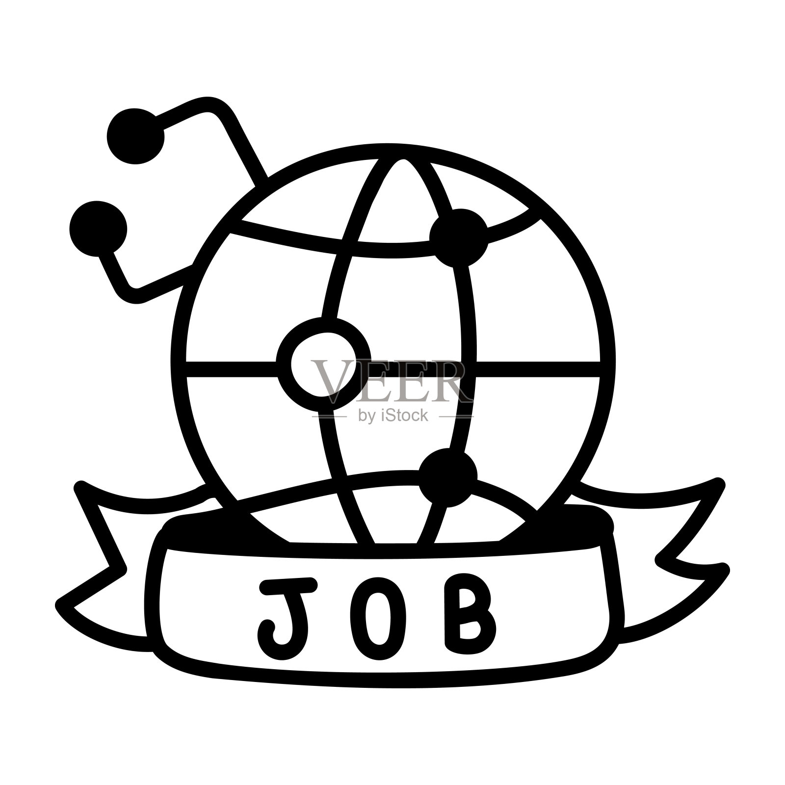 国际工作插画图片素材