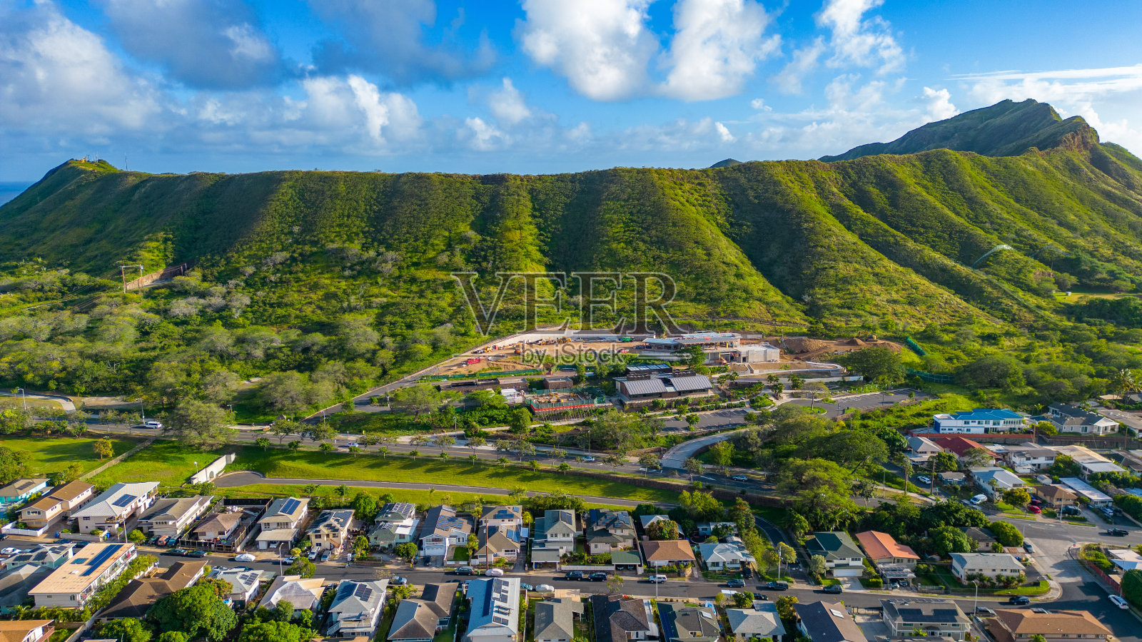 夏威夷檀香山的钻石头照片摄影图片