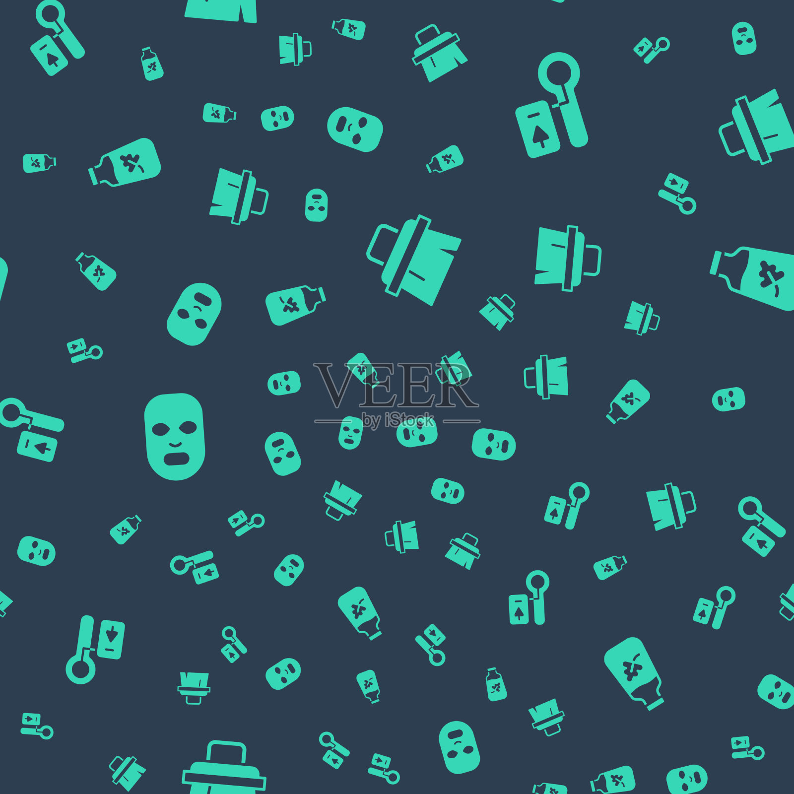 设置桑拿刷温度计面部美容面膜图标素材