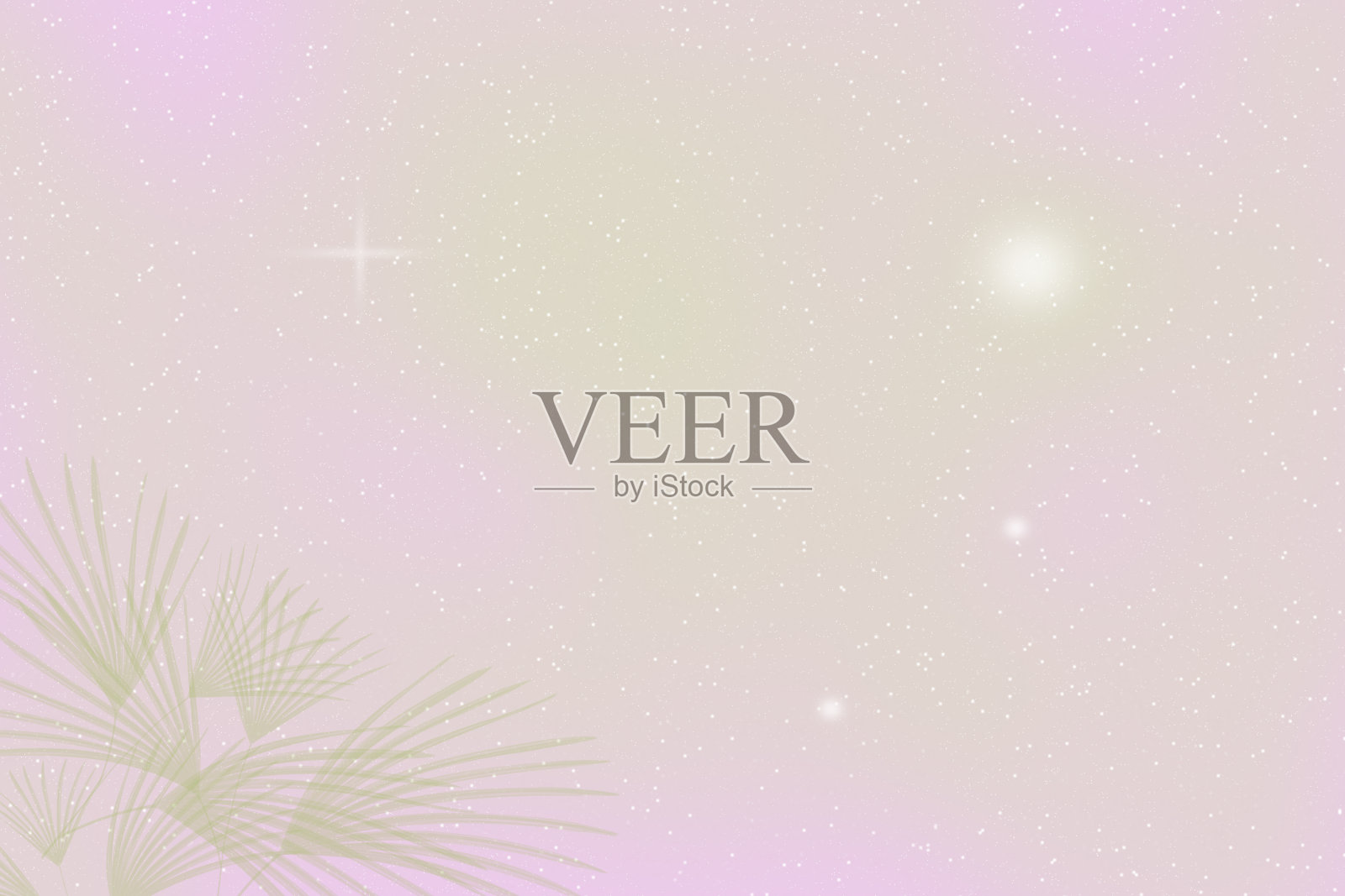 绿色粉红色的叶子背景，抽象模糊照片摄影图片