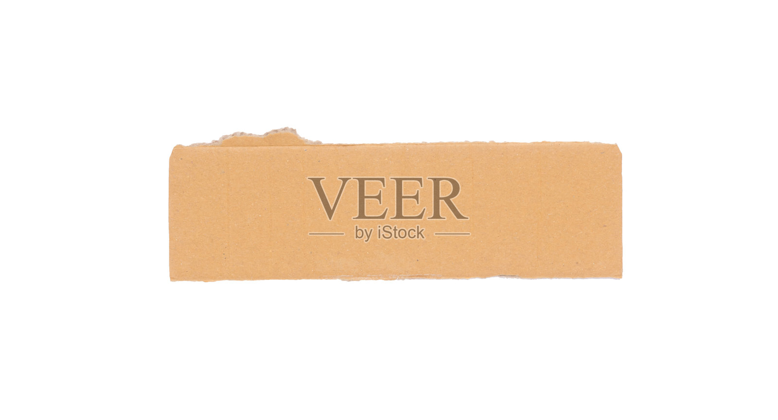 白色背景上孤立的纸板照片摄影图片