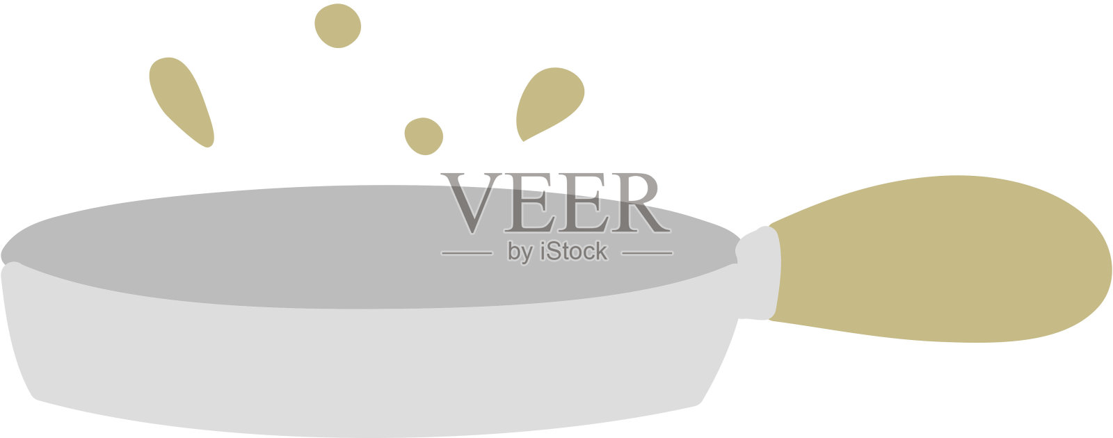 热煎锅插画图片素材