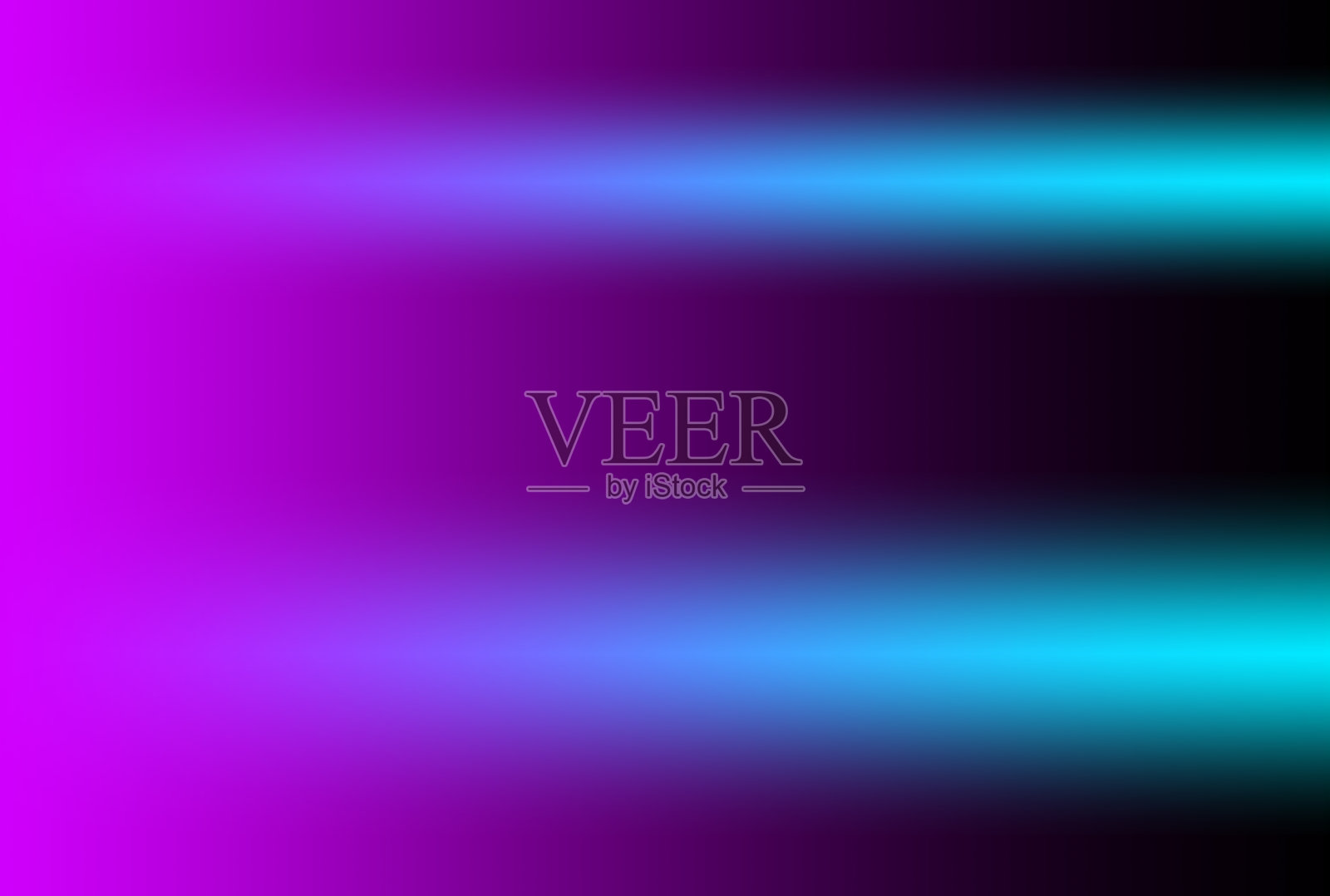 蓝色霓虹灯光线在紫色的背景照片摄影图片