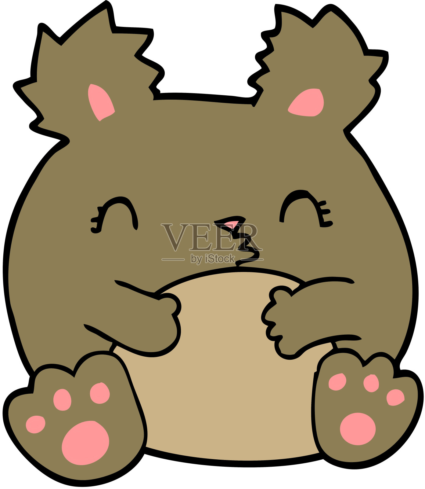 卡通熊插画图片素材