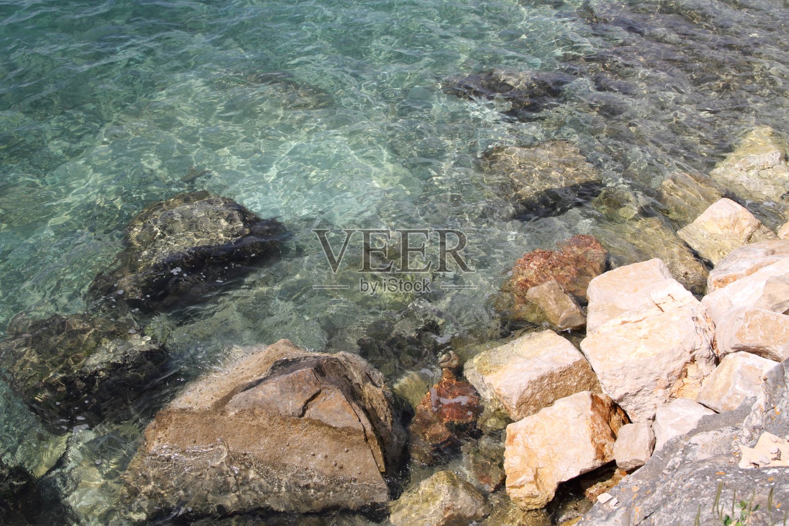 克罗地亚的亚得里亚海海岸照片摄影图片